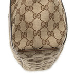 Gucci Zip Shopping Tote Brown Beige GG Canvas — view 7