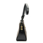 Loewevelazquez Bucket Shoulder Bag Brown Black Calfskin Leather — view 4