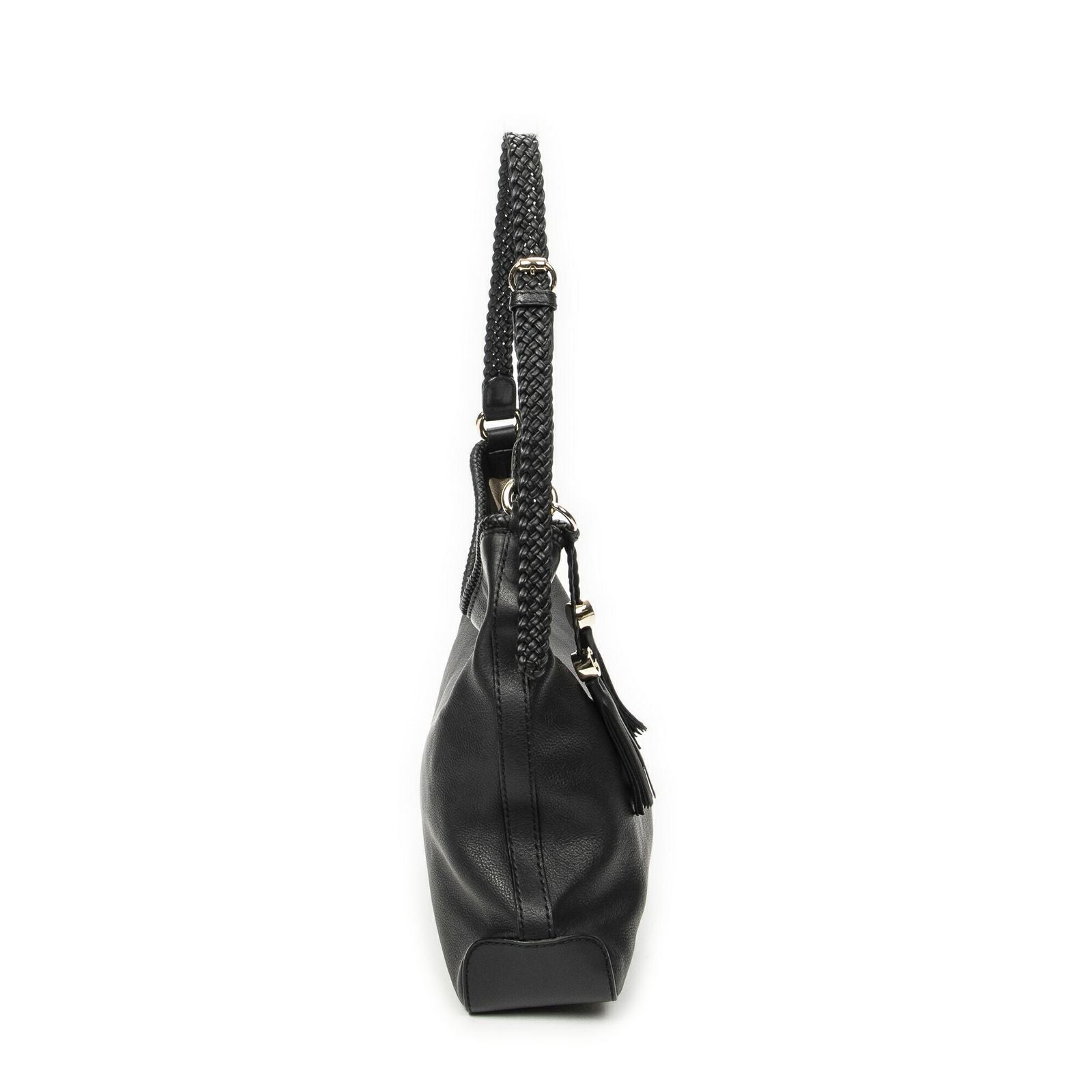 Gucci Marrakech Hobo Black Gray Calfskin Leather — view 4