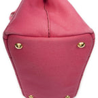 Prada Canapa Small Tote Fuchsia Pink Canvas — view 8