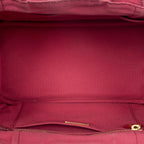 Prada Canapa Small Tote Fuchsia Pink Canvas — view 9