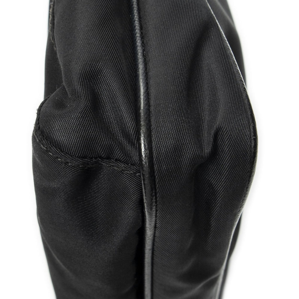 Prada Zip Messenger Crossbody Black Nylon Canvas — view 7