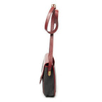Saint Laurent Vintage Flap Crossbody Red Gray Van Gogh Canvas — view 3