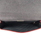 Saint Laurent Vintage Flap Crossbody Red Gray Van Gogh Canvas — view 9