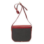 Saint Laurent Vintage Flap Crossbody Red Gray Van Gogh Canvas — view 5