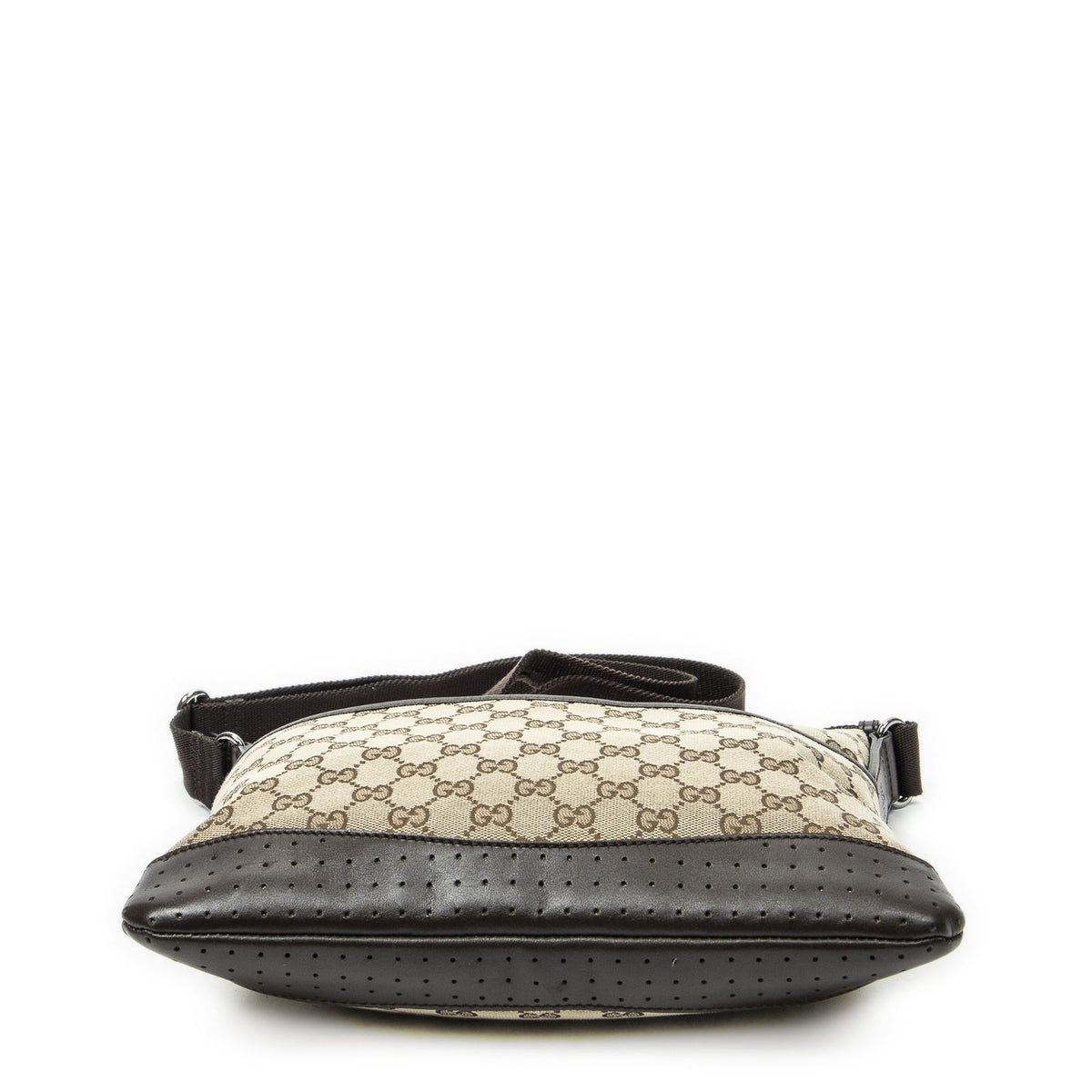 Gucci Web Media Messenger Brown Beige GG Canvas — view 6