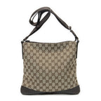 Gucci Web Media Messenger Brown Beige GG Canvas — view 5