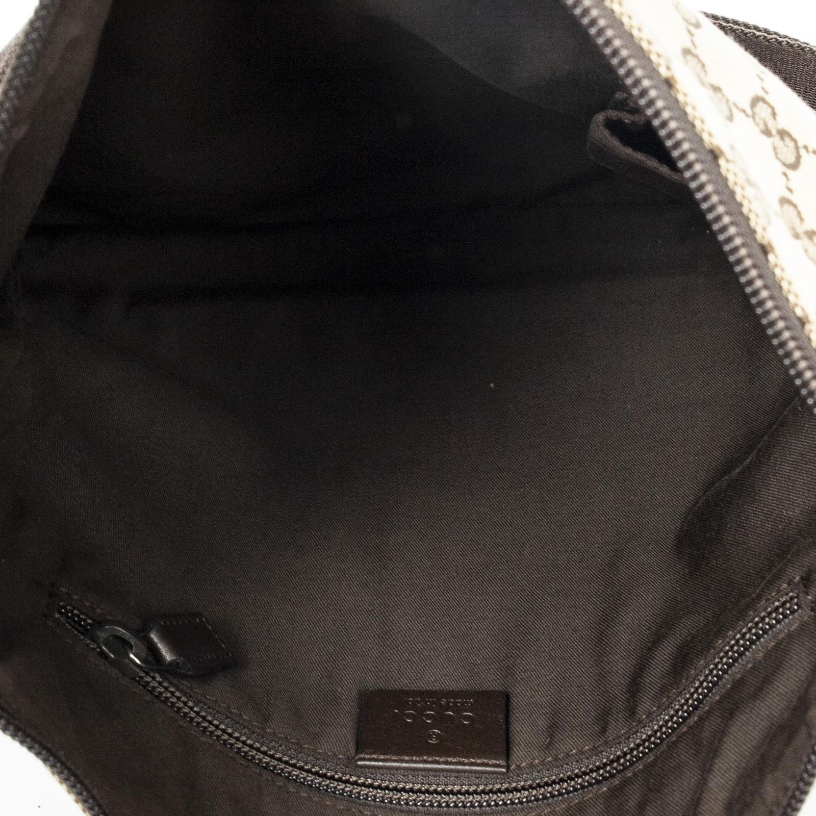 Gucci Web Media Messenger Brown Beige GG Canvas — view 9