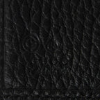 Gucci Interlocking Compact French Wallet Black Gray Calfskin Leather — view 5