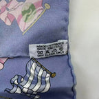 Hermes Scarf Silk Pavois Flag Blue — view 8