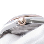 Rolex Datejust SS 18k Pink Gold Watch Olive Green Dial — view 5