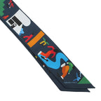 Hermes Scarf Twilly Figure Libre Silk — view 4