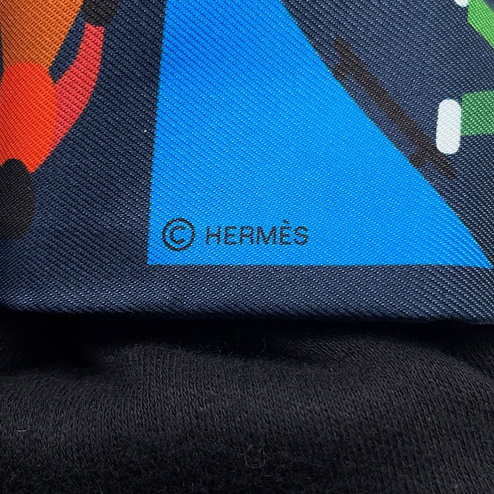Hermes Scarf Twilly Figure Libre Silk — view 5
