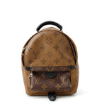Louis Vuitton Backpack Monogram Reverse Palm Springs Mini Bag Black