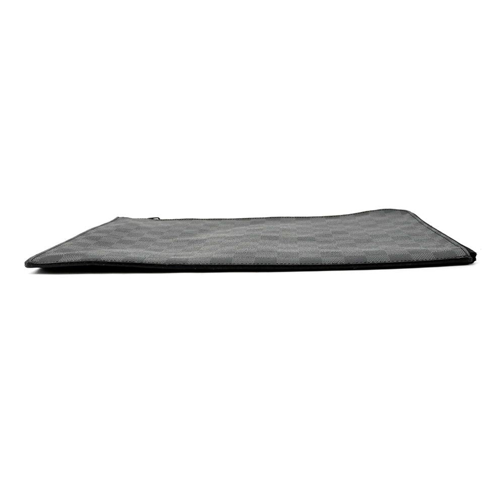 Louis Vuitton Clutch Damier Graphite Pochette Jour GM Black — view 3