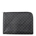 Louis Vuitton Clutch Damier Graphite Pochette Jour GM Black