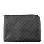 Louis Vuitton Clutch Damier Graphite Pochette Jour GM Black