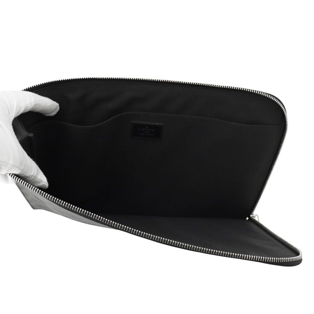 Louis Vuitton Clutch Damier Graphite Pochette Jour GM Black — view 5