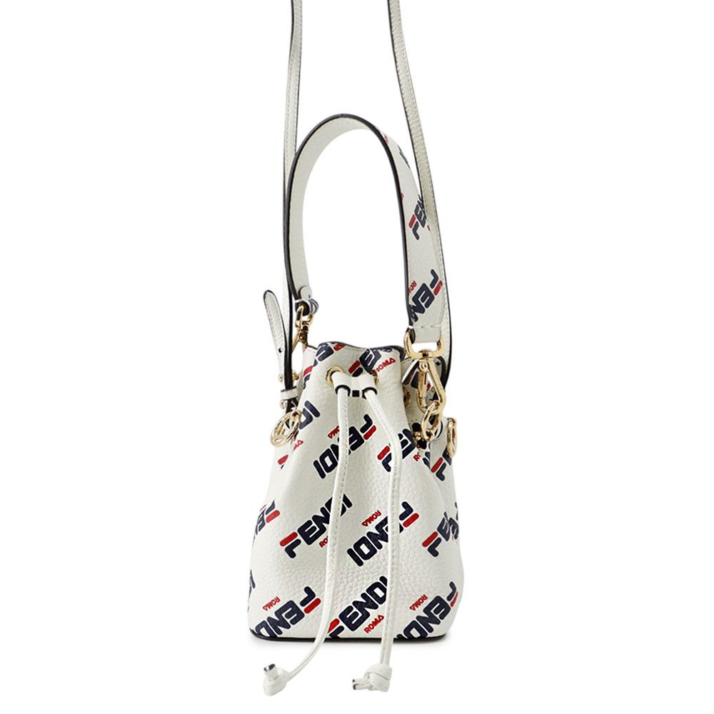 Fendi Montresor Mini Fila Collaboration Leather 2-Way Shoulder