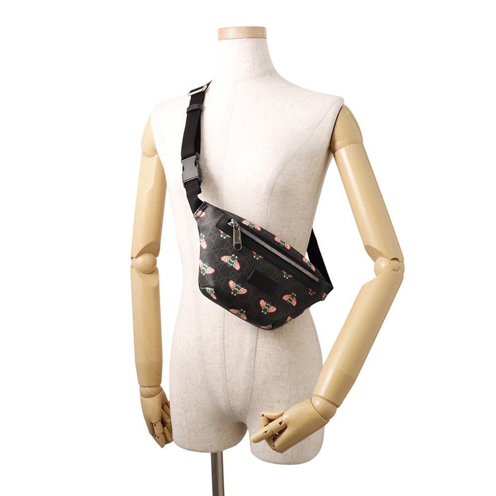 Gucci Belt Bag GG Supreme Black — view 5