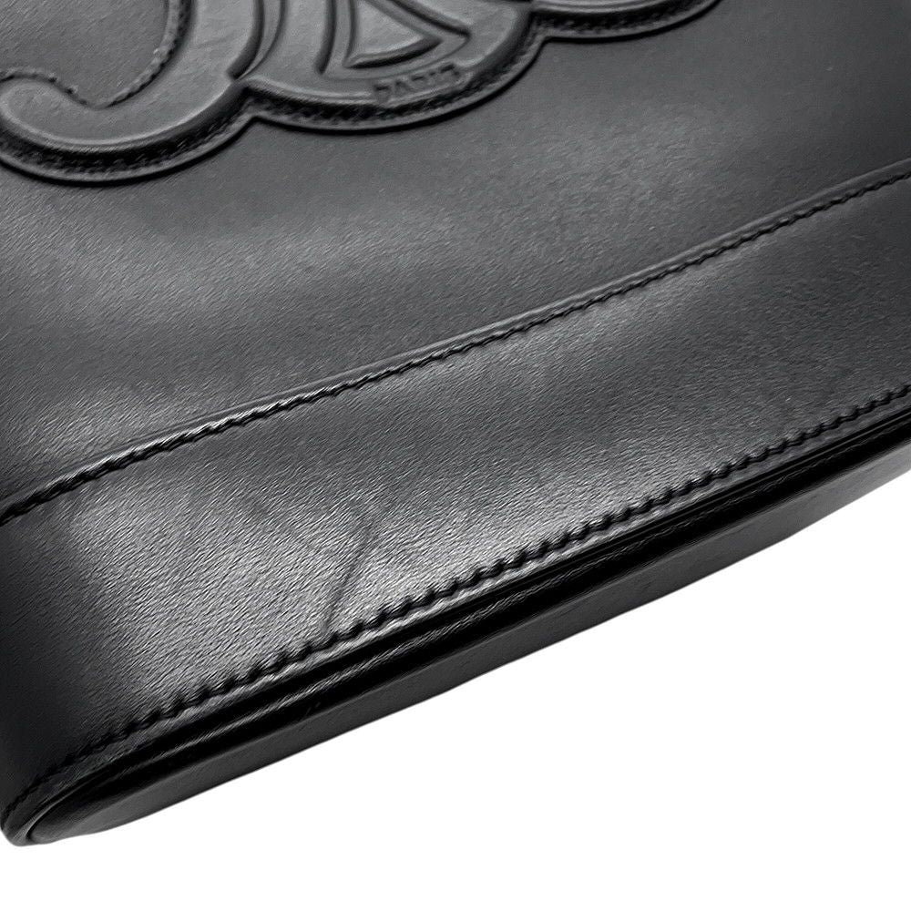 Celine Shoulder Bag Cuir Trio Small Black — view 7