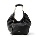 Loewe Shoulder Bag Squeeze Melo Nappa Lambskin 2-Way Black