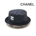 Chanel CC Logo Reversible Hat 24c Hat Navy Multi Color