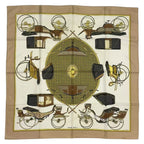 Hermes Carre 90 Silk Scarf les Voitures a Transformation Folding Top Carriage