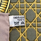 Hermes Carre 90 Silk Scarf les Voitures a Transformation Folding Top Carriage — view 9