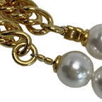 Chanel No5 Pearl Necklace Long Plated — view 5