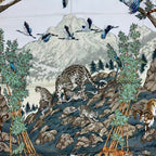 Hermes Carre 90 Silk Scarf Sichuan Animal Print Multi — view 6