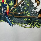 Hermes Carre 90 Silk Scarf Sichuan Animal Print Multi — view 8