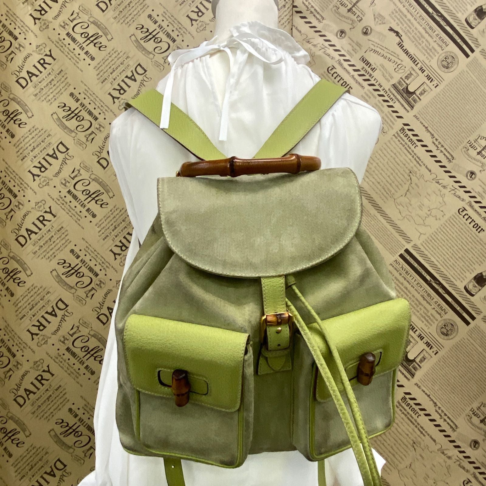 Gucci Backpack Suede Travel Business — view 2