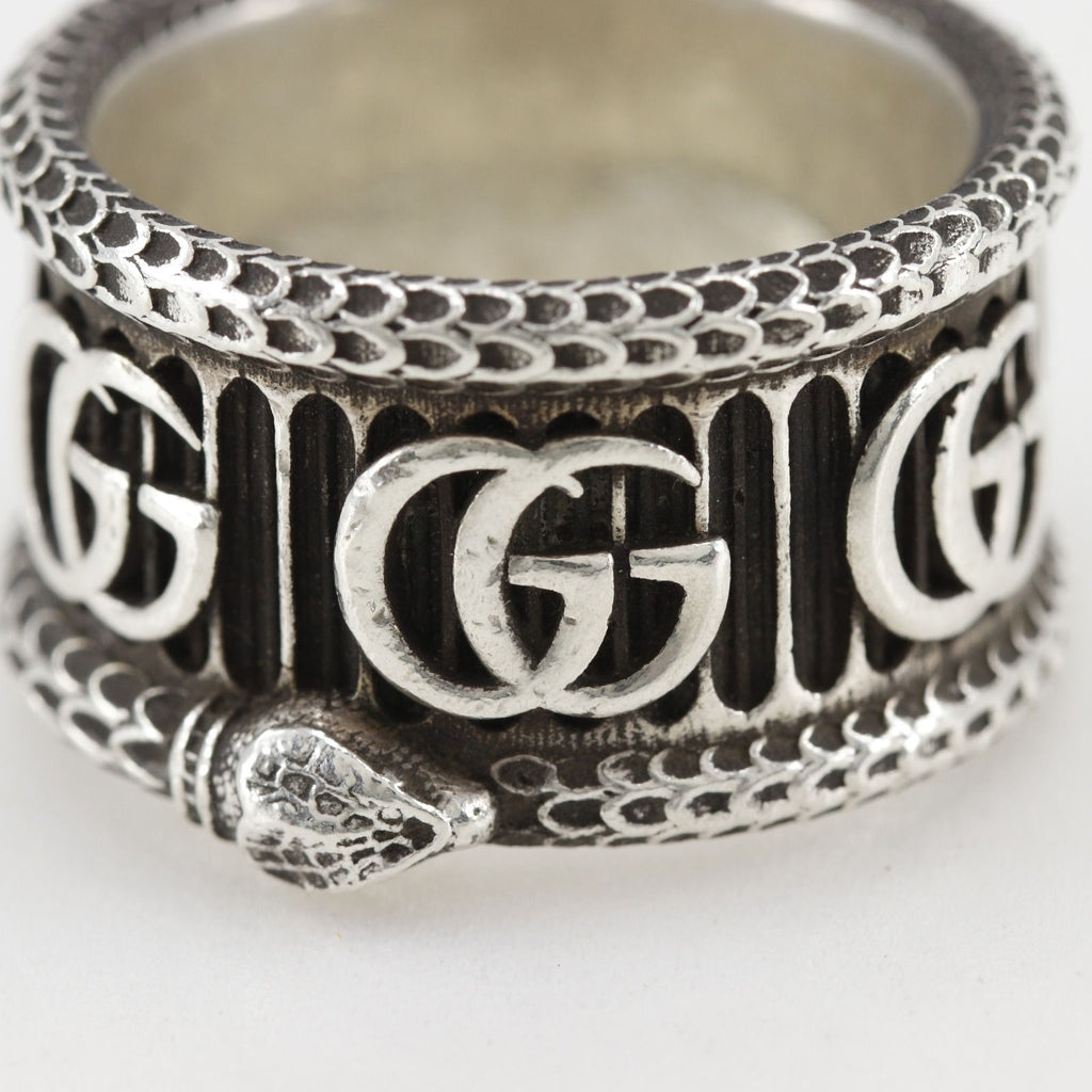 Gucci Double Snake 925 Sterling Silver Ring — view 5