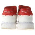 Louis Vuitton Beverly Hills Line Monogram Leather Low Cut Sneakers White — view 3