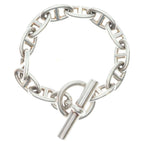 Hermes Chaine D'ancre GM Chain Bracelet Silver
