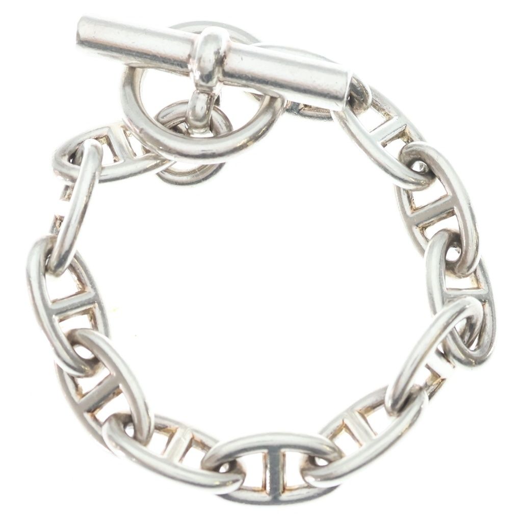 Hermes Chaine D'ancre GM Chain Bracelet Silver — view 2