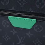 Louis Vuitton Monogram Eclipse Discovery Backpack Black Green — view 6