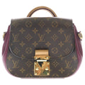 Louis Vuitton Monogram Eden PM Shoulder Bag Brown Bordeaux Leather Gold