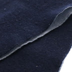 Loewe Anagram Logo Embroidery Cashmere Blend Wool Fringe Scarf Navy — view 6