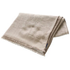 Hermes Large Shawl Horse Tack Pattern Beige Scarf