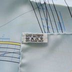 Hermes Carre 90 la Musique Des Spheres Music Played by Silk Scar Flight Blue — view 4