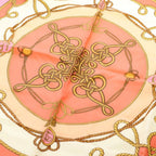 Gucci Optical Silk Scarf Bandana Pink White — view 5