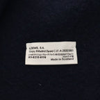 Loewe Anagram Striped Fringe Scarf Navy — view 4