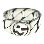 Gucci Interlocking Ring Silver — view 4
