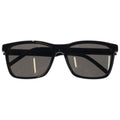 Saint Laurent Paris Side Logo Square Frame Sunglasses Eyewear Black