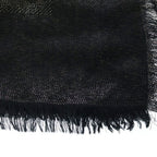 Gucci GG Lame Jacquard Shawl Monogram Scarf Black — view 3