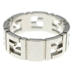 Fendi FF Ring FF Logo Silver — view 2