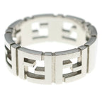 Fendi FF Ring FF Logo Silver — view 4