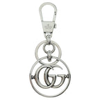 Gucci Double Key Holder Silver with Clip